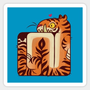 Tiger Cube Magnet